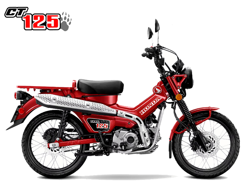 CT125 ABS 2023 màu đỏ sản xuất Thái Lan chính hãng