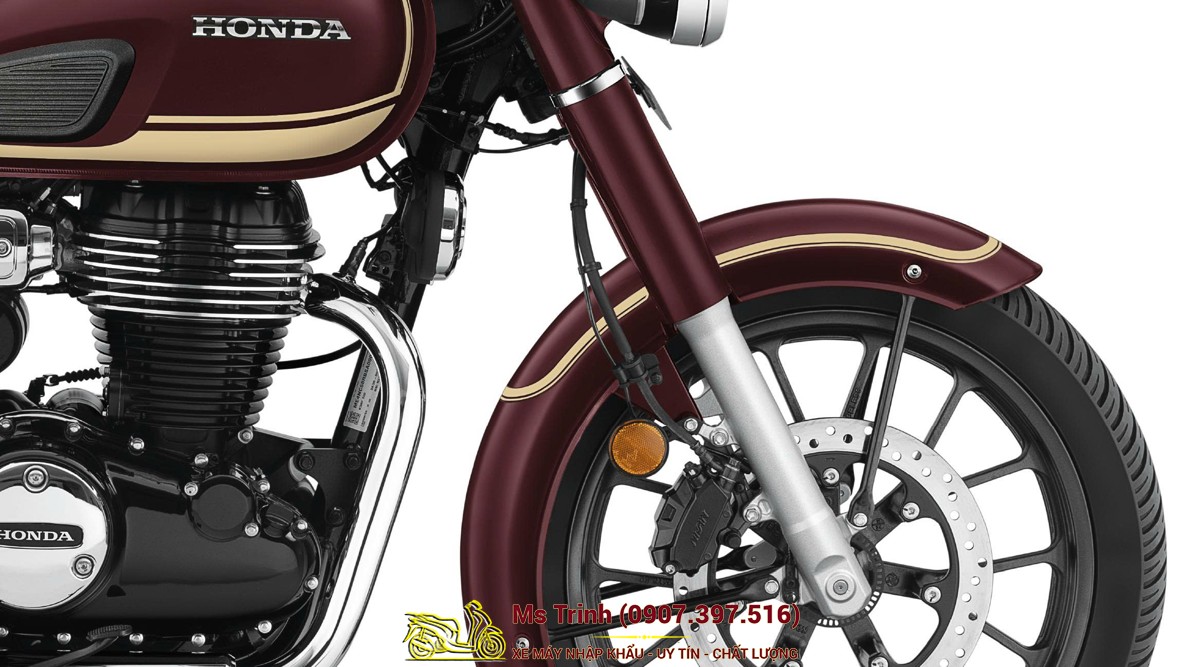 Khung sườn và hệ thống treo Honda CB350C Special Edition êm ái