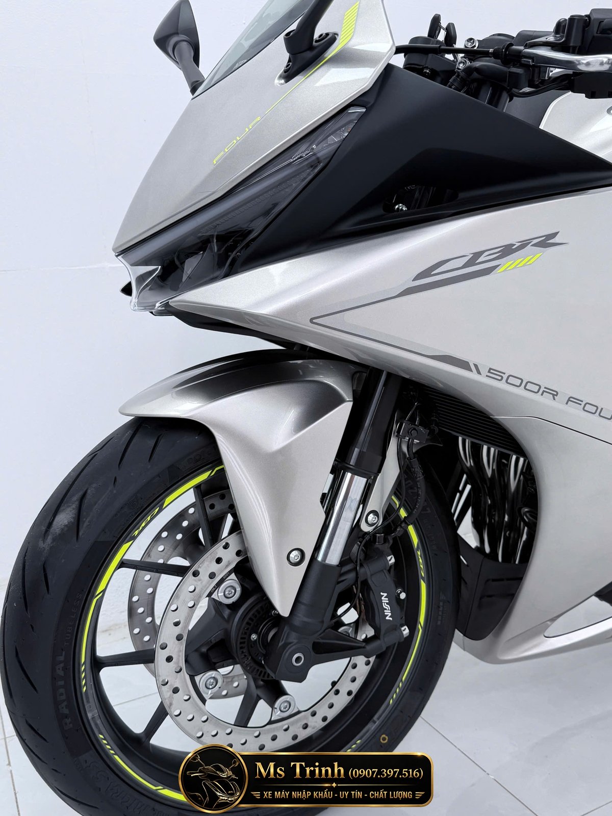 Phuộc USD làm Honda CBR500R Four Phuộc USD làm Honda CBR500R Four
