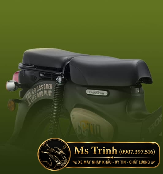 Yên đôi Honda Cross Cub CC110 Special Version thiết kế tách rời tăng tính linh hoạt