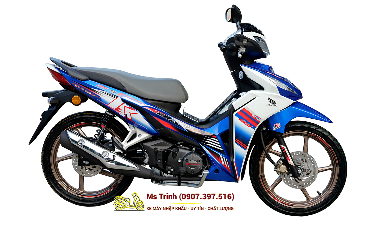 Honda Dash 125 xanh trắng đen Honda Dash 125 xanh trắng đen