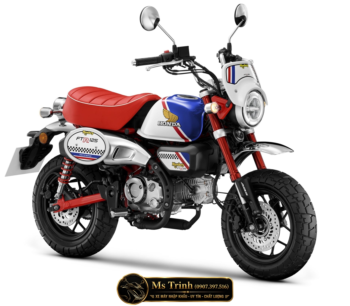 Honda Monkey FTR125 Limited Edition 2026 nhập khẩu Thái Lan phiên bản giới hạn 2000 xe toàn cầu Honda Monkey FTR125 Limited Edition 2026 nhập khẩu Thái Lan phiên bản giới hạn 2000 xe toàn cầu