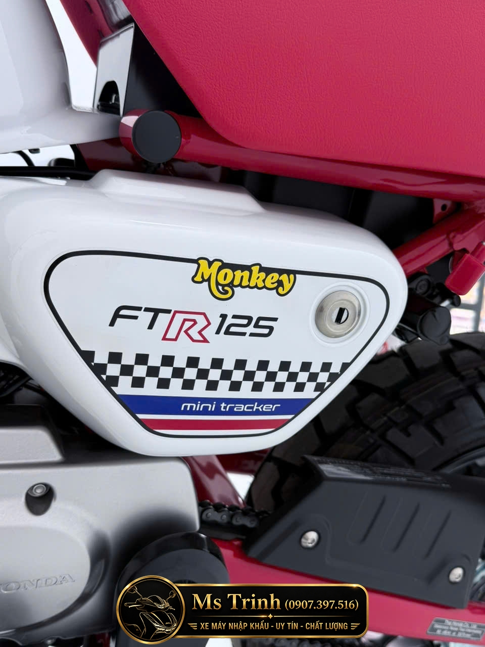 Honda Monkey FTR125 phiên bản giới hạn hoàn thiện với nhiều chi tiết đậm chất tracker cổ điển