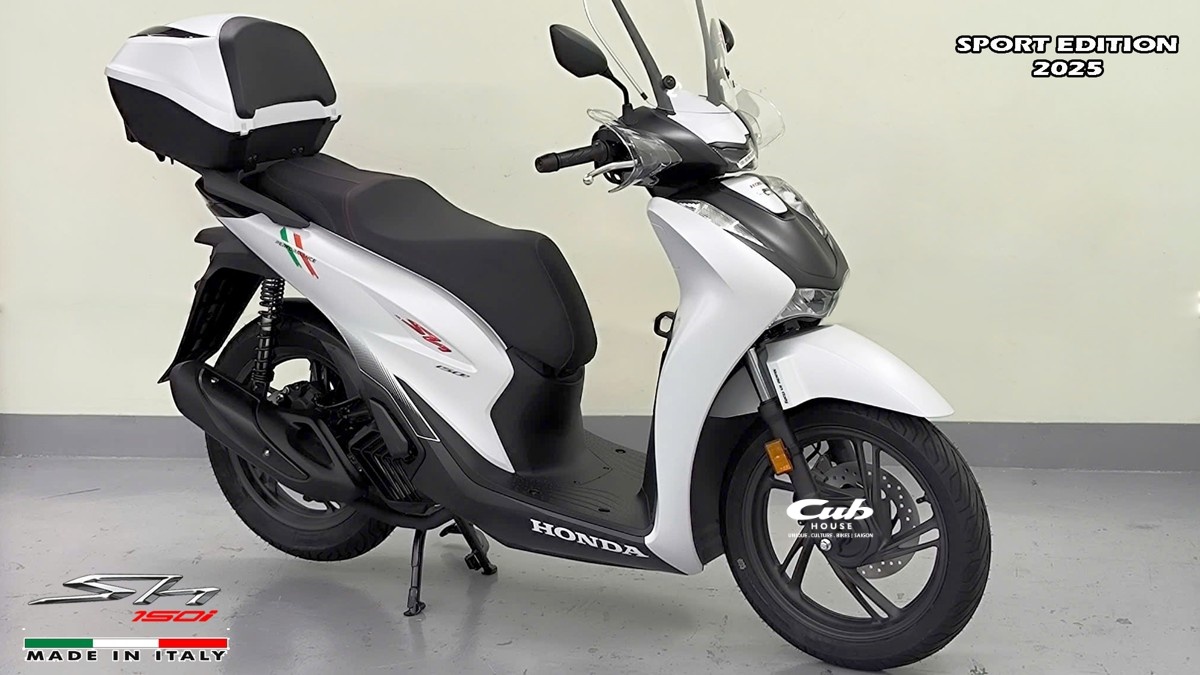 Honda SH150i 2025 Sport Edition Made In Italy Màu Trắng 