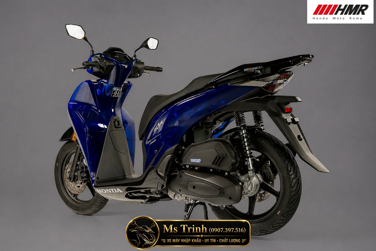 Honda SH150i Vetro Blue Sapphire 2026 mang phong cách xe tay ga cao cấp đầy cuốn hút