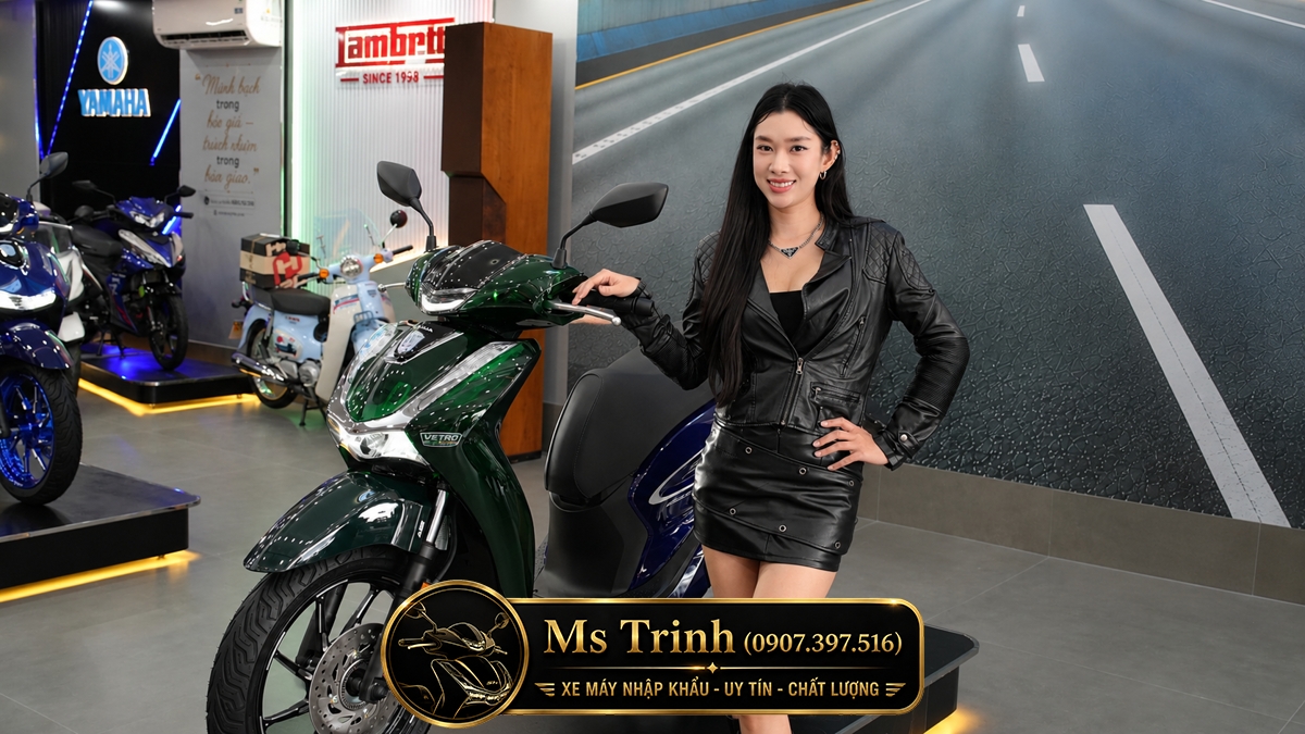 Honda SH150i Vetro Green – sắc xanh thanh lịch ở phần đầu xe
