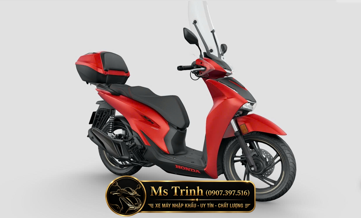 Honda SH150i Ý 2026 Standard màu đỏ nhập khẩu chính ngạch góc nhìn bên trái Honda SH150i Ý 2026 Standard màu đỏ nhập khẩu chính ngạch góc nhìn bên trái