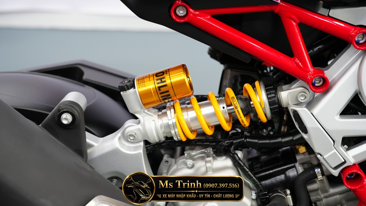 Xe tay ga cao cấp Italjet Dragster 300 Gresini Edition trang bị phuộc Ohlins hàng hiệu
