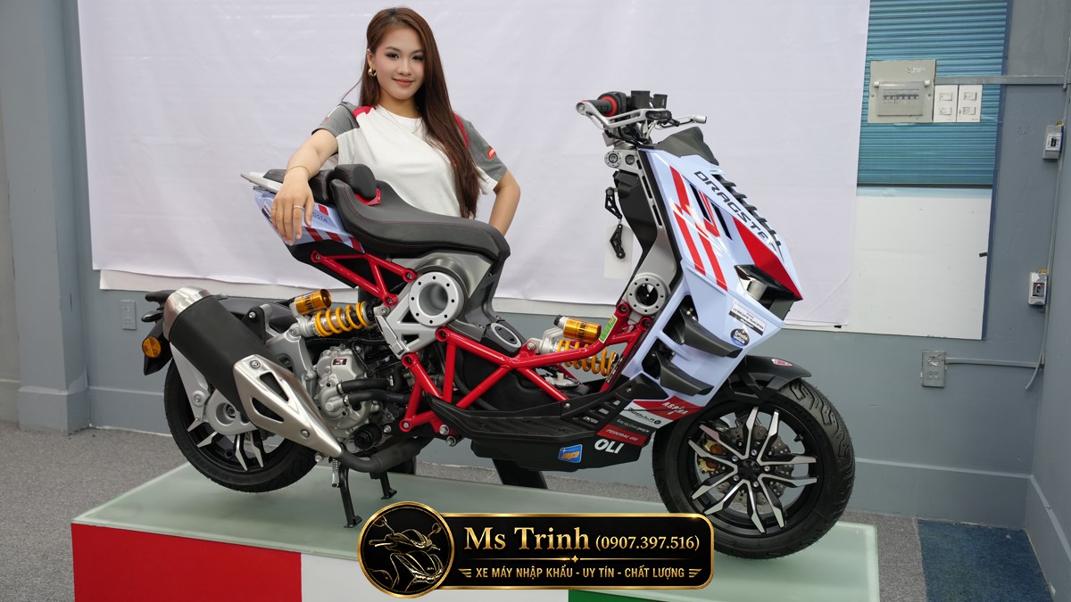 Italjet Dragster 300 giá 225 triệu đồng thu hút giới chơi xe nhập khẩu tại Việt Nam