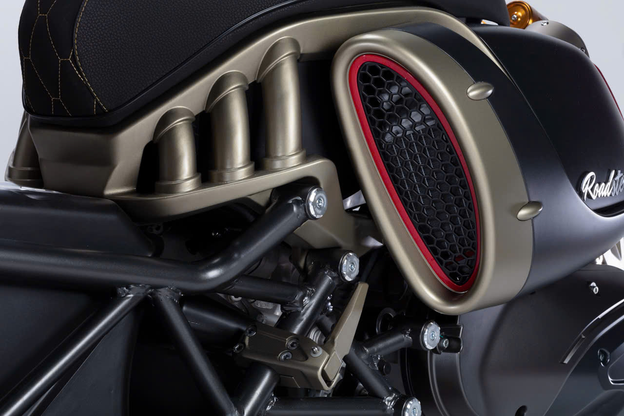 Italjet Roadster 400 Limited Edition là khối động cơ 400cc mạnh mẽ