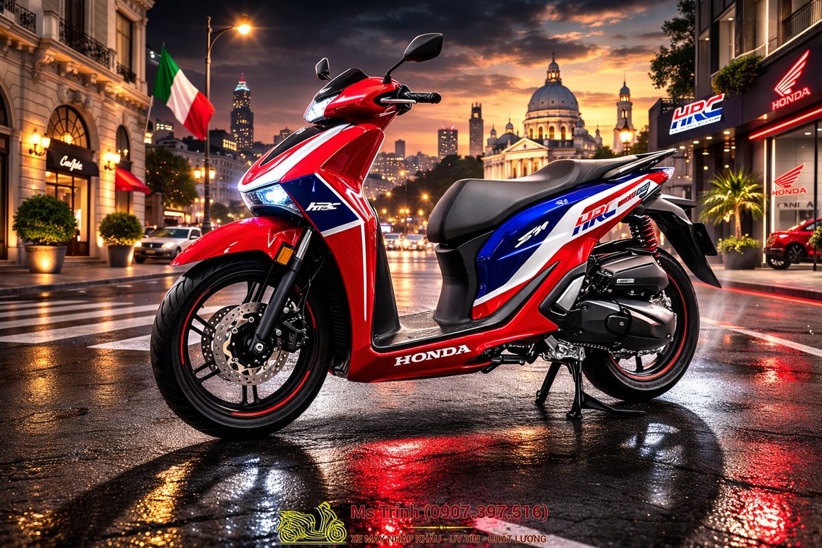 SH150 HRC Tricolor - Định nghĩa mới của sh150 Ý phong cách giới hạn