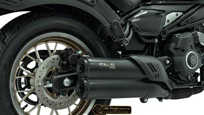 CFMOTO 450CL-C AMT 2026 màu đen Cruiser yên thấp 705mm, hộp số AMT 6 cấp