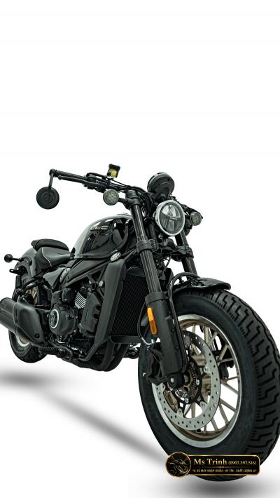 CFMOTO 450CL-C AMT 2026 màu đen Cruiser yên thấp 705mm, hộp số AMT 6 cấp