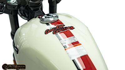 CFMOTO 450CL-C AMT 2026 trắng đỏ: Yên 705 mm, sang số không cần bóp côn trên cruiser 449cc