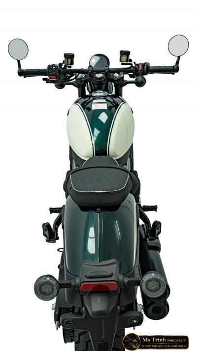 CFMOTO 450CL-C AMT 2026 trắng xanh Cruiser 449cc số tự động 6 cấp, yên thấp 705 mm