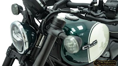 CFMOTO 450CL-C AMT 2026 trắng xanh Cruiser 449cc số tự động 6 cấp, yên thấp 705 mm