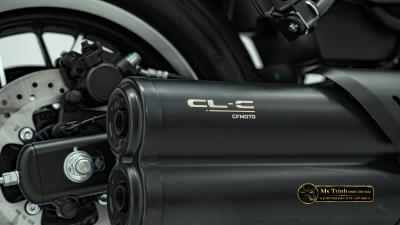 CFMOTO 450CL-C AMT 2026 trắng xanh Cruiser 449cc số tự động 6 cấp, yên thấp 705 mm