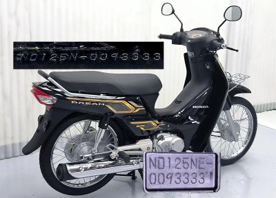 Dream 125 Thái, số Khung Số Máy Tứ Quý 3333, càng tăng thêm giá trị khi có biển số tứ quý