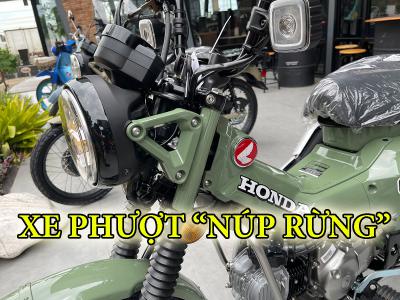 Honda CT125 2022 xanh, nâu cho anh em phượt thủ thỏa sức chơi núp rừng
