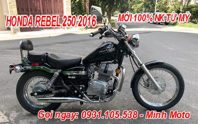 Honda Rebel 250 2015 - 2016 màu đen và màu đỏ vừa về Việt Nam năm 2020