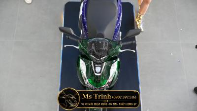 Honda SH150i Italy Super Vetro 2 In 1Phiên Bản Custom Hai Sắc Xanh Giới Hạn 200 xe Tại Việt Nam