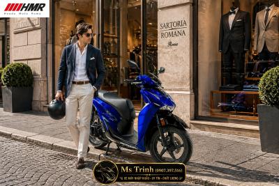 Honda SH150i Vetro Blue 2026 nhập Italia - Dàn áo trong suốt cực hiếm, chuẩn Sh Ý 2026 đẳng cấp