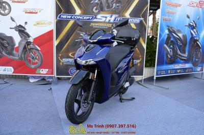 Honda SH150i Vetro Blue 2026 nhập Italia - Dàn áo trong suốt cực hiếm, chuẩn Sh Ý 2026 đẳng cấp