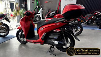 Honda SH350i Sporty Màu Đỏ Nhám 2026 Nhập Ý – Chất Ý Được Thể Hiện Qua Từng Chi Tiết