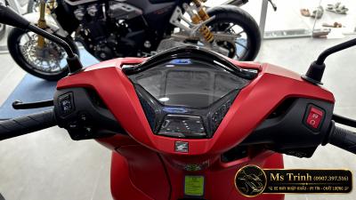 Honda SH350i Sporty Màu Đỏ Nhám 2026 Nhập Ý – Chất Ý Được Thể Hiện Qua Từng Chi Tiết