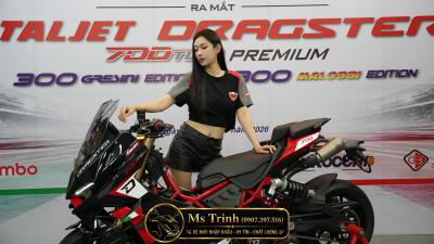 Italjet Dragster 700 Twin Premium Edition 2026 Quái Thú Tàng Hình Mang Trái Tim Mô Tô 700cc Trong Thân Xác Xe Tay Ga