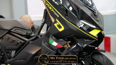 Italjet Dragster 700 Twin Premium Edition 2026 Quái Thú Tàng Hình Mang Trái Tim Mô Tô 700cc Trong Thân Xác Xe Tay Ga