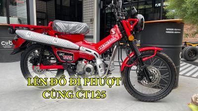 Lên đồ cắm trại ngay cùng Honda CT125 2022 tại Hưng Yên