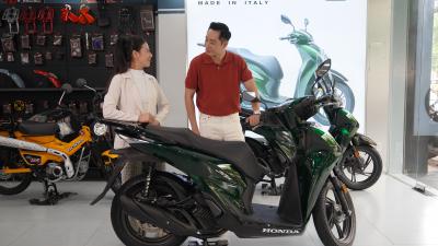 Mê mẩn trước cực phẩm xe SH Ý xanh lục bảo đẹp mỹ mãn tại Lạng Sơn