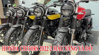 Moto Honda CB350 RS và những yếu tố phong thủy trong hai tone màu ĐỎ VÀ VÀNG