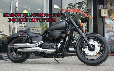 Shadow Phantom 750 2018 là xe đời cuối tại Việt Nam