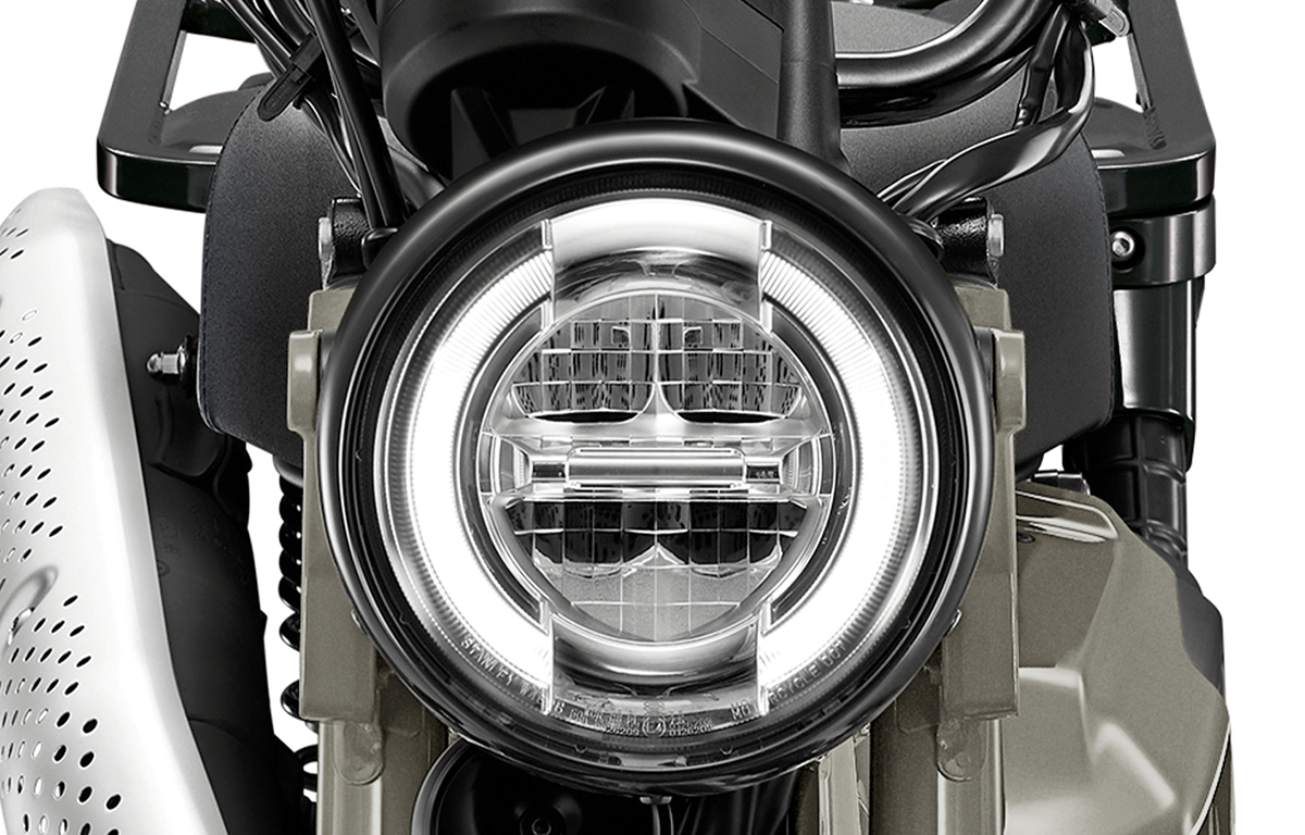 đèn pha Honda CT125 ABS 2023 màu Grey