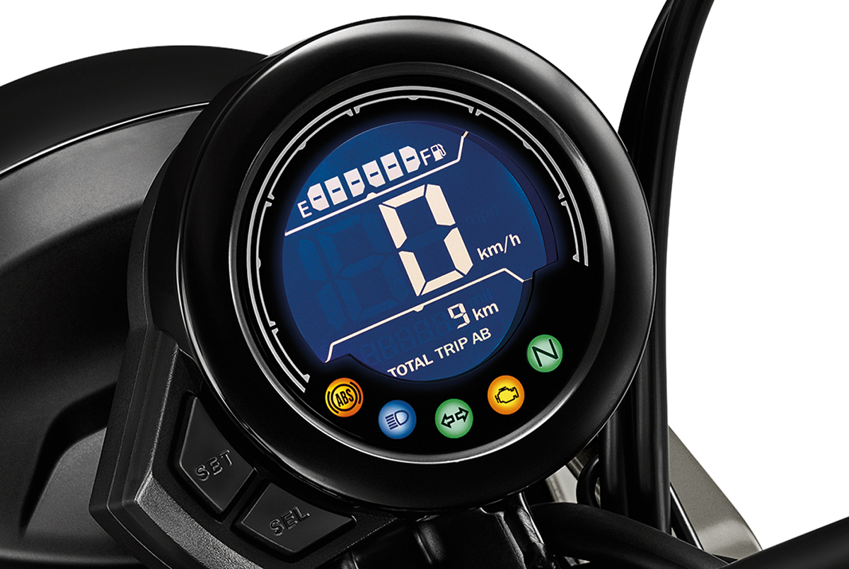 đồng hồ Honda CT125 ABS 2023 màu Grey