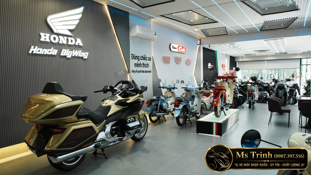 Dòng xe siêu khủng Goldwing 1800 có mặt tại Cubshop Premium