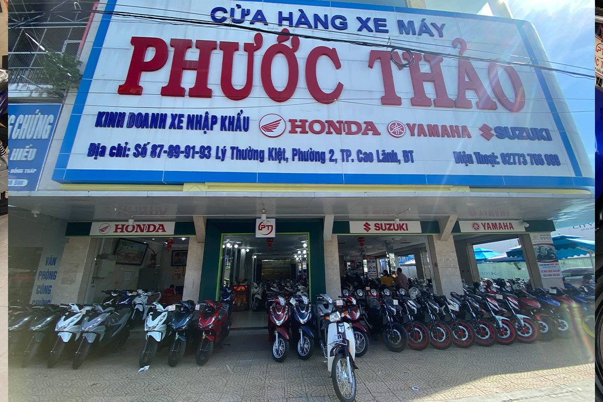 Cửa hàng xe máy phước Thảo Cao Lãnh Đồng Tháp