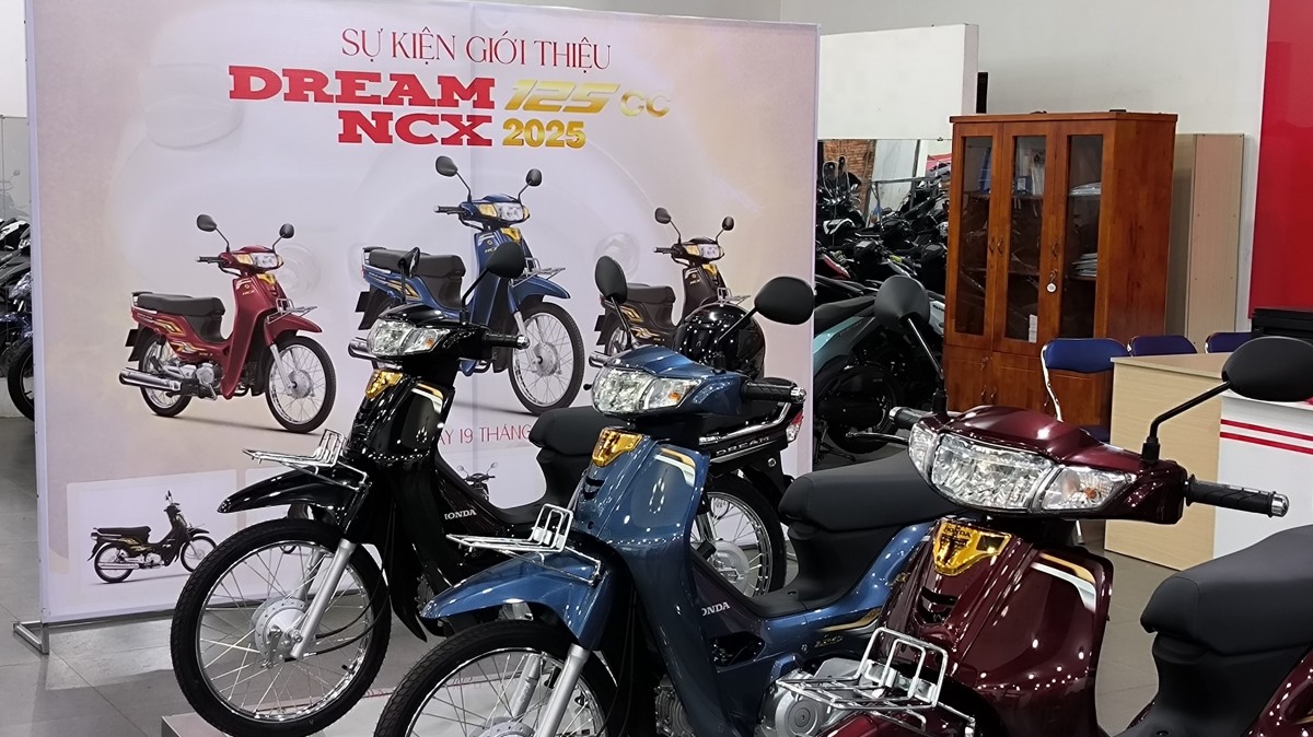 Một số hình ảnh tại sự kiện ra mắt Honda Dream 125 NCX 2025 tại cửa hàng xe máy nhập khẩu Ngọc Trâm Tây Ninh