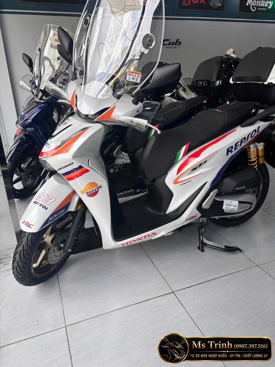 Chi tiết SH150 2026 Repsol
